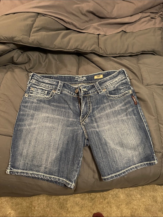 Silver Jeans Pants - Silver Jeans Blue Denim Jean Shorts